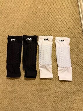 McDaniel Shin Knee Pads Basketball Volleyball Workout (Men’s Medium Bundle of 2)